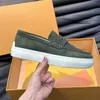 Toppkvalitet Casual Shoes Luxury Tod-1T Sneakers Suede Leather Tyg Men Maxi Rubber Pebbles Fashion Brands Walking Outdoor Runner Sports 04