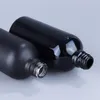Bärbar påfyllningsbar parfymflaska med spray doft pump tomma svarta kosmetiska behållare ahfhi cjtoh