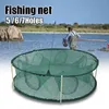 Fisketillbehör Automatisk fiske Net Trap Cage Round Formöppning för krabbor Crayfish Hummer 231017