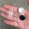 Glass Jars Bottles with Aluminium Cap Black Liquid Empty 5ml 6ml 7ml 10ml 14ml Crafts 100pcs good qty Xvetk