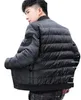 Men's Down Parkas Winter Men Horn Button Deer Velvet Leather Coat Midlength Thick Warm Snow 231017