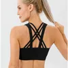 Yoga-Outfit für Damen, kabellos, mittlere Unterstützung, Sport-BH, geformte Körbchen, Unterwäsche, Riemchen, Laufen, Workout, weibliche Dessous, S, M, L, XL