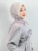 Etnische kleding moslim sport hijab pure chiffon tulband krijgen haaraccessoires vrouwen hijabs met Arabische zachte hoofddoek islam