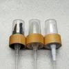 20/410 Bamboo Clear/White/Black Lotion/Emulsion Press Pump Head Nozzle Cap Cover Lid for Essential Oil/Essence Bottle F1429 Asunu Ojado