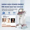 Cena fabryczna 1600W 755 808 1064 NM ICE BEZBLESS Diode 755NM Dioda Laserowa trwałe włosy Usuwanie skóry dla wszystkich kolorów skóry z systemem chłodzenia