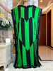 Abbigliamento etnico 2023 Abiti estivi a maniche corte da donna africana con grande sciarpa Stampa floreale allentata Boubou Maxi Islam Abito da donna Abaya