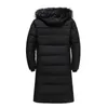 Męskie Parkas Kolmakov Męskie kaczki Down Down Coats Winter Mens Goose Down Down For Big Tall Man X-Long Parkas S-6xl z odejmowanym kapeluszem 231017