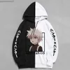 Erkek Hoodies Sweatshirts Hunter X Hunter Killua Zoldyck Erkek Hoodies Sonbahar Kış Kız Kızlar Sweatshirts Moda Killua Göz Anime Cosplay Hoodiel231017