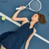 Survêtements pour femmes AL0 Sports Combinaison Revers Cou Rembourré Gym Porter Avec Yoga Porter Femmes À Séchage Rapide Tennis Porter Badminton Baseball JupeL231017