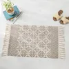 Tapis moderne de style bohème petit tapis de zone coton coton réversible décoratif de haute qualité textile