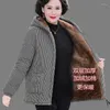 Dames Trenchcoats Winter Katoenen Jas Dames 2023 Voeg verdikte warme parka's toe Overjas Casual katoenen gewatteerde jas Losse geruite bovenkleding