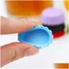 Drinkware Lid 6Pcs Sile Siles Bottle Cap Tops Wine Beer Caps Saver Beers Bottles Lids Silica Gel Reusable Stopper Er Drop Delivery H Dhe4L