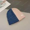 Beanies şapka tasarımcı tasarımcısı Beanie kış şapkası örme şapka lüks iki renkli ekleme soğuk şapka bahar kafatası kapakları moda unisex kashmere bere casquette