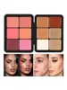 Concealer 12 Color Blush Set Natural Blemish Brightening Highlighter 16 Waterproof face contour cream palette custom 231016