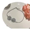 Sinayet şeridi gül çiçek kolye kolye kadınlar için y2k yaka zinciri moda partisi düğün takı estetik hediye