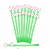 Party Decoration 10pcs/set Bachelorette Penis Straws Wedding Bridal Shower Supplies Hen Night Plastic Funny Drink Straw