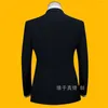 Ternos masculinos homens preto projetos trajes de palco para cantores bordado lantejoulas blazer roupas de dança jaqueta estilo estrela vestido punk