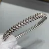 Novo projetado jóias de aço titânio bala cabeça engrenagem com diamantes brinco pulseira feminina rebite corrente colar anel designer jóias carrinho-008