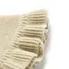 Одеяла Пеленание Вязаные детские одеяла с рюшами для пеленания Одеяла для малышей Постельные принадлежности для малышей Одеяло из хлопка Корзина для новорожденных Пеленание для коляски 231017