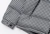 Casacos masculinos plus size outono inverno fino acolchoado jaqueta quente simples botões soltos divididos em ambos os lados casaco acolchoado w33r