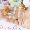 20 ml minifles met kurk kleine lege vloeibare pil poeder sieraden ornament bruiloft decoratie geschenken flessen 50 stuks/lotgood aantal Qgqar