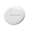 Tapis Pads 9cm Sublimation Blank Céramique Coaster Blanc Coasters Transfert de chaleur Impression personnalisée Cup Mat Pad Thermique Drop Livraison Hom Dhs3H