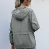 AL Yoga Suit Tops Sweat à capuche zippé pour femme Chemise longue légère Costume de course en plein air Randonnée Imperméable Ourlet Veste réglable Manteau Peau Manteau 064