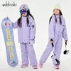 Other Sporting Goods ODDIVSKI Children s Ski Suit Set Thickened Snow and Wind Proof Professional Waterproof Coat Pants for Boys Girls 231017