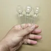 10 pièces 5.9 pouces/15 cm tuyau de quartz accessoires pour fumer brûleur en verre pipeline de production d'huile transparent et propre gris main Pyrex pipeline de carburant résistant à la chaleur