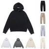 Sudaderas con capucha para hombre Diseñadores de mujeres Sudadera con capucha Pantalones Invierno Hombre cálido Algodón Gráfico Negro 1977 7 Essentialhoodies Essentialclothin302V