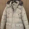 Men's Down  Parkas Canada Jacket Mooses Knuckles Coats High Real Fur Womens Canadian Woman Style White and Black Duck 5 IGYJ