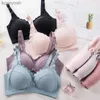 Intimo premaman Nuova moda Reggiseni allattamento al seno in cotone Madri che allattano Infermiera Gravidanza Donne Fibbia aperta Biancheria intima Vestiti premamanL231017