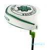 Golfhoes Vierbladige leren magnetische sluiting Headcover voor Mallet Putter Head Covers