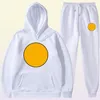 Men's Tracksuits Sweatshirt Set Face Print Hooded Sweatshirts Sweatpants for Men and Women Couple Suit Designer High Street Sets S-XXXL5499912