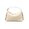 Evening Bags Leisure Handwoven Women's Bag Fresh And Sweet Portable Lunch Box Fashionable Versatile One Shoulder Crossbody