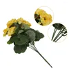 Dekorative Blumen, rosa Geranie, künstliche Seide, Simulation, gefälschte Blumen, Pografie-Requisiten, Hochzeit, Party, Raumdekoration, Kunst, Heimdekoration