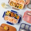 Bento Boxen Lebensmittelbox Tiffin Box Lunchbox Schulkinder Balance Bento Box 4 Fach Lunchbox Küchenzubehör Kinder Snackhalter 231013