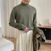 Męskie swetry Turtleeck Sweter Mężczyźni Wysokiej jakości swobodny rozciągający szczupły dno koszulki męskie MENS MOSSKI FALL SPECAT JEDNI CHŁOŚCI