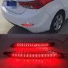 Car Tail Lights Car Flashing 2PCS LED Rear Bumper Light For Hyundai Elantra 2012 2013 2014 Tail Light Fog Lamp Bumper Brake Stop Reflector Q231017