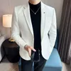 Herrenanzüge Blazer Mode Anzug Mantel Slim Fit Hirschleder Samt Eleganter Luxus Blazer Business Casual Hochzeit Plus Größe 4XL S 231017