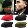 Nieuwste Unisex Ademend Pure Wol Baret Hoeden Mannen Vrouwen Special Forces Soldaten Doodseskaders Militaire Training Kamp Hat249g