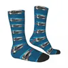 Calzini Uomo Porsche 917 Martini Racing Unisex Primavera Estate Autunno Inverno Antivento Happy Street Style Crazy Sock