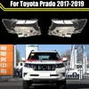 Tampas de substituição automática para toyota prado 2017-2019 tampa do farol dianteiro do carro lente de vidro escudo caso cabeça luz abajur