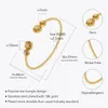 Bangle Enfashion Pulseras Octagon Stretch Otwarcie dla kobiet w wysokości 18 -karatowej złotej bransoletki Trenda urocza elegancka rocznica biżuterii 2372