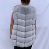 Pelliccia da donna Pelliccia sintetica Gilet di pelliccia naturale Cappotto invernale da donna autunno caldo gilet fatto di pelliccia naturale Gilet da donna Gilet di vera pelliccia Gilet di vera pelliccia Pelliccia ves 231016