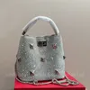 Designer de luxo moda feminina totes bolsas 2023 nova venda quente baixo-chave luxo versátil temperamento feminino diamante bolsa