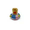 Creativo bandiera in PVC Trump Duck favore di partito bagno galleggiante acqua giocattolo forniture per feste giocattoli divertenti regalo