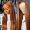 Kinky Straight Lace Frontal Wig Human Brazilian Remy Hair Synthetic Wigs For Black Women Pre Plucked 180% Dentity