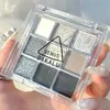 Eye Shadow 9 Colors Matte Dark Smoky Color Eyeshadow Silver Grey Pearlescent Glitter Festive Makeup Eye Shadow Palette Portable Cosmetic 231016