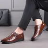 Sandali Scarpe Estive in Pelle da Uomo Oversize Cavi e Traspiranti da Lavoro Formali da Padre